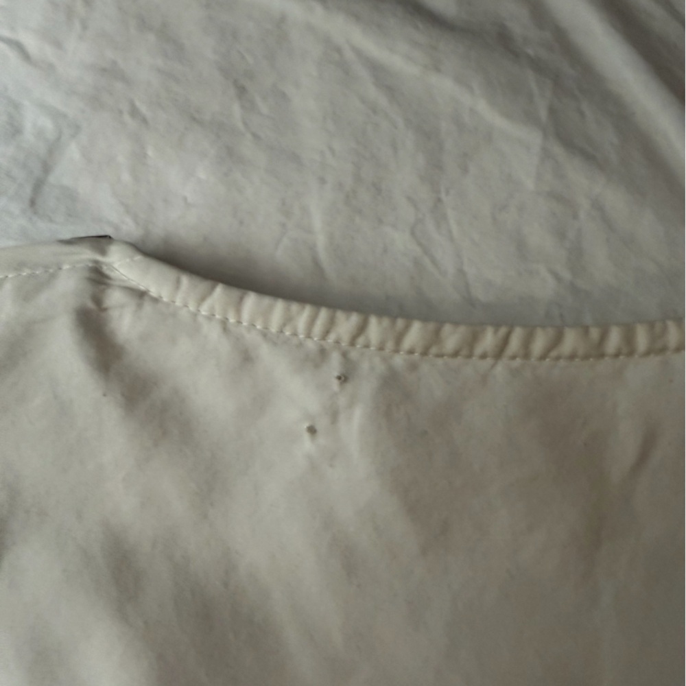 CELINE Phoebe Long Sleeve Cotton Silk Long Sleeve Top Blouse White 38 6-8 - Picture 12 of 13